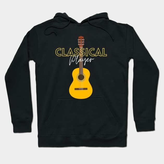 Classical Player Classical Guitar Hoodie by nightsworthy